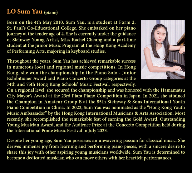 The YOUNG TALENTS Series