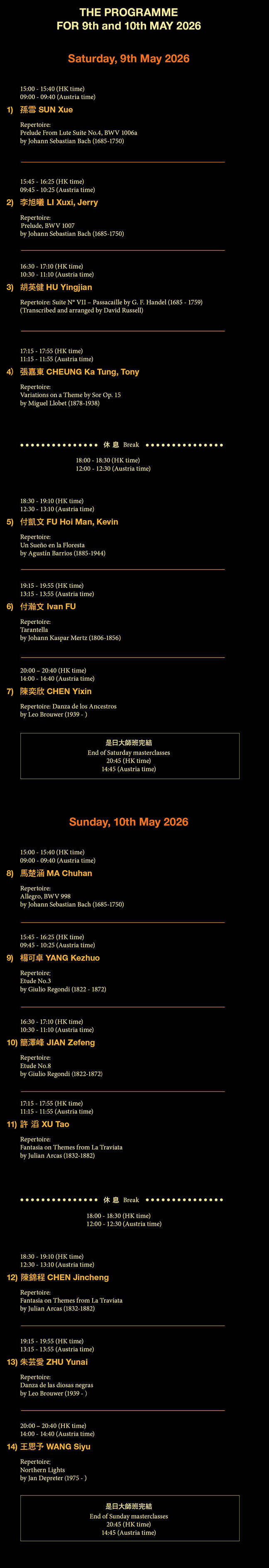 Programme